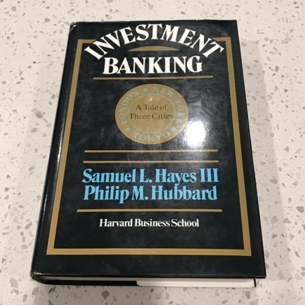 Investment Banking: A Tale of Three Cities